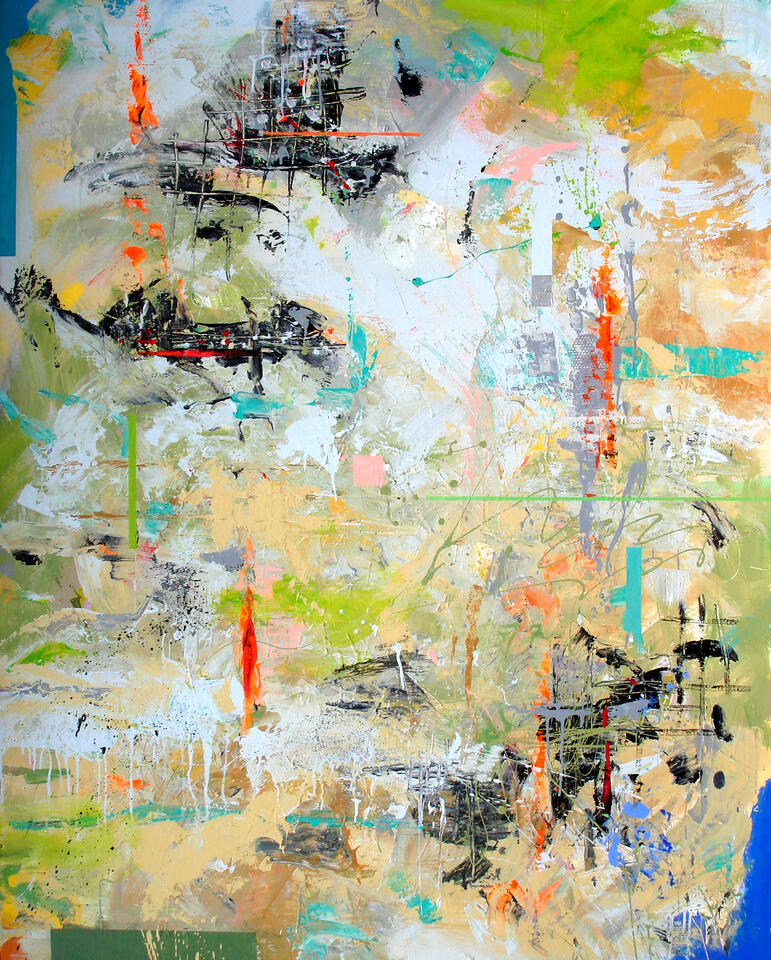 Rising Above It - 60" x 48"