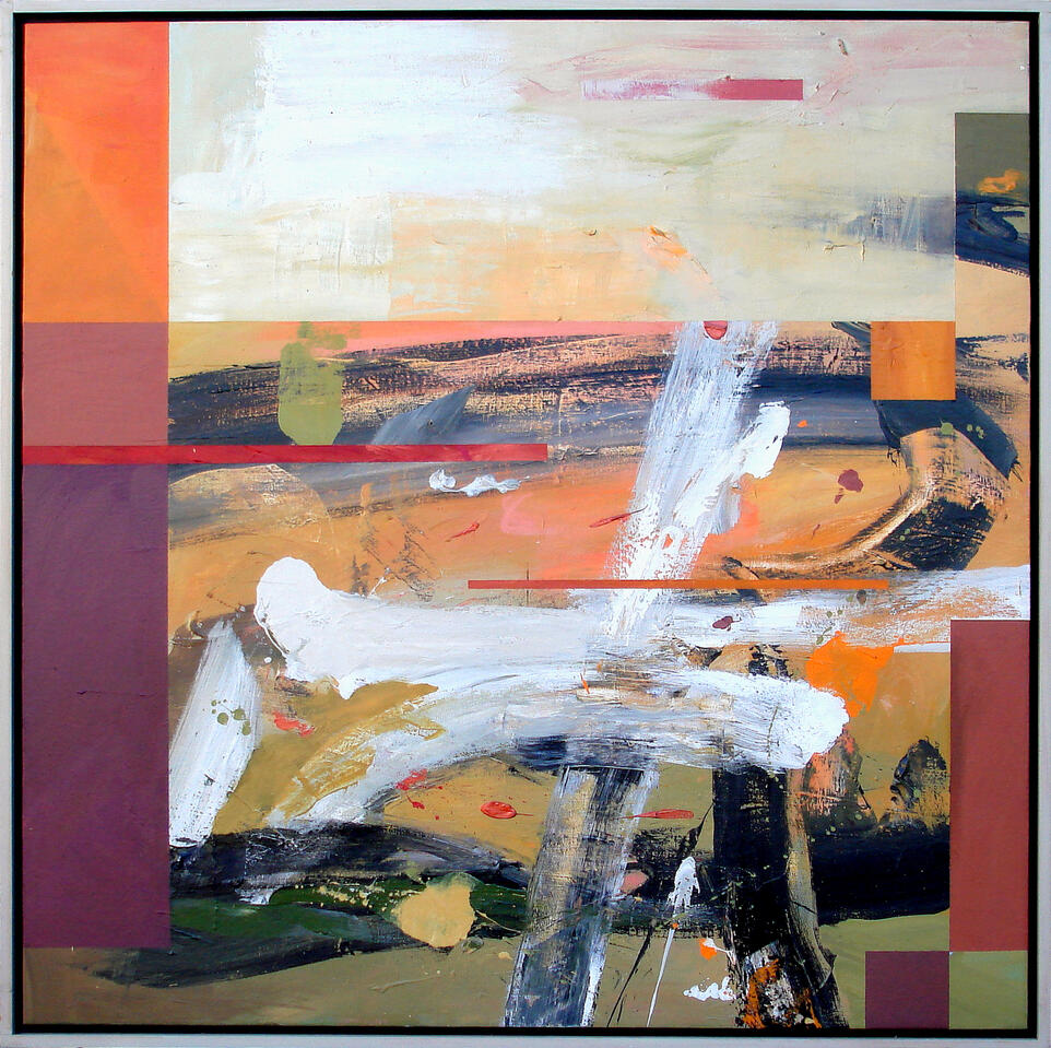 Distant Reef - 36" x 36"