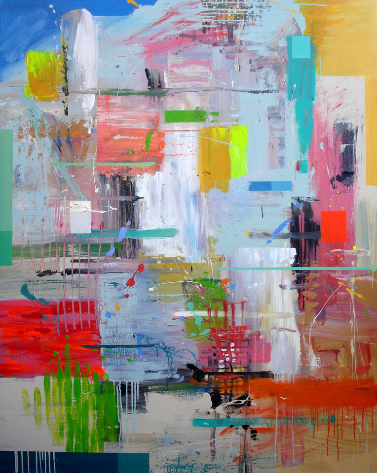 Las Ramblas #2 - 60" x 48"